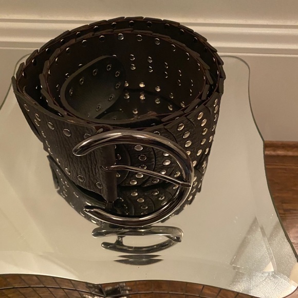 Nanni Brown Leather Belt 90 - Picture 2 of 5